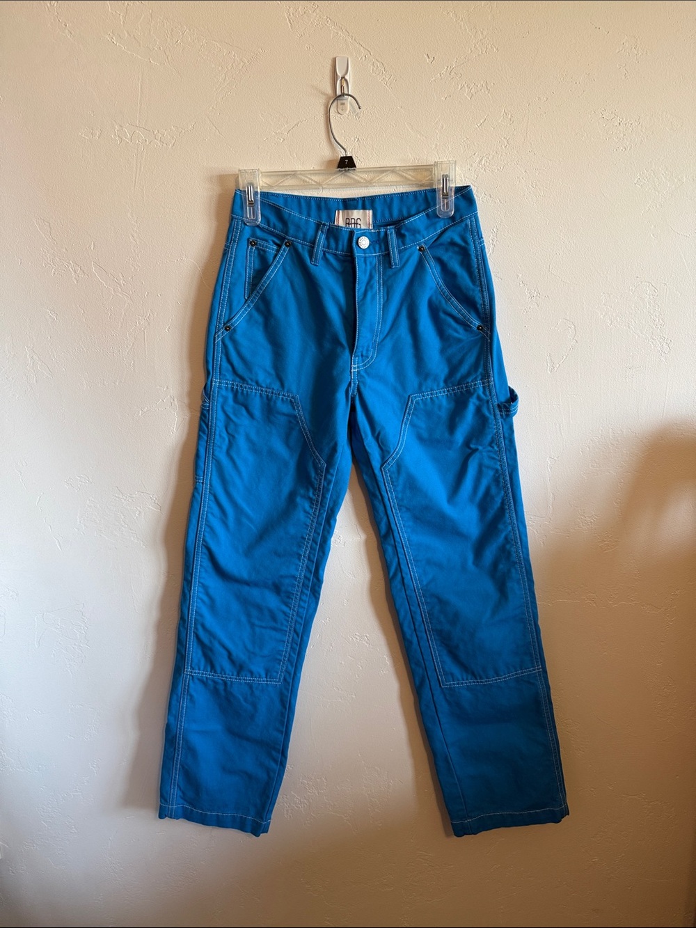 BDG Bright Blue Straight-Leg Utility Pants